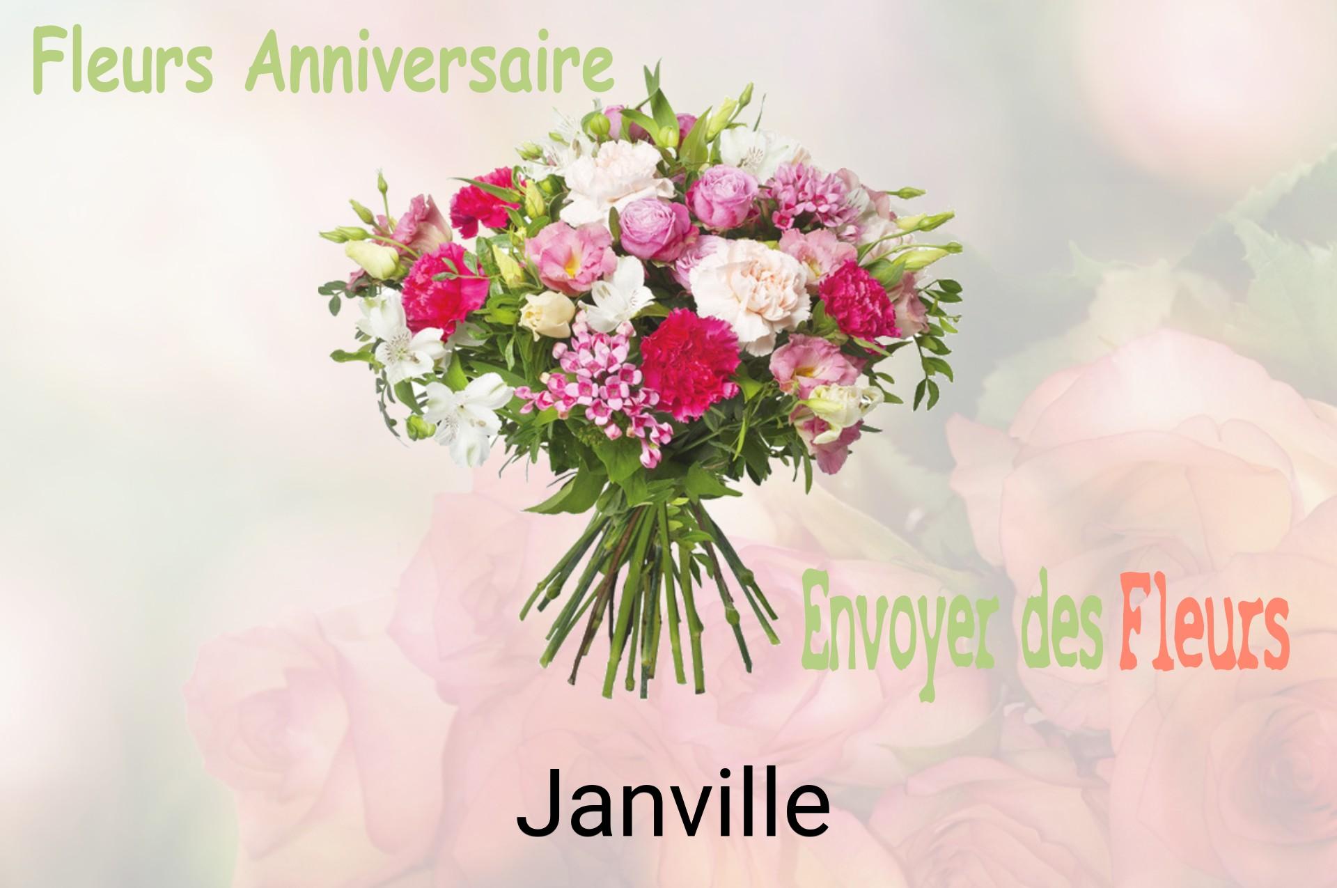 Bouquet de fleurs d’anniversaire livré à Janville