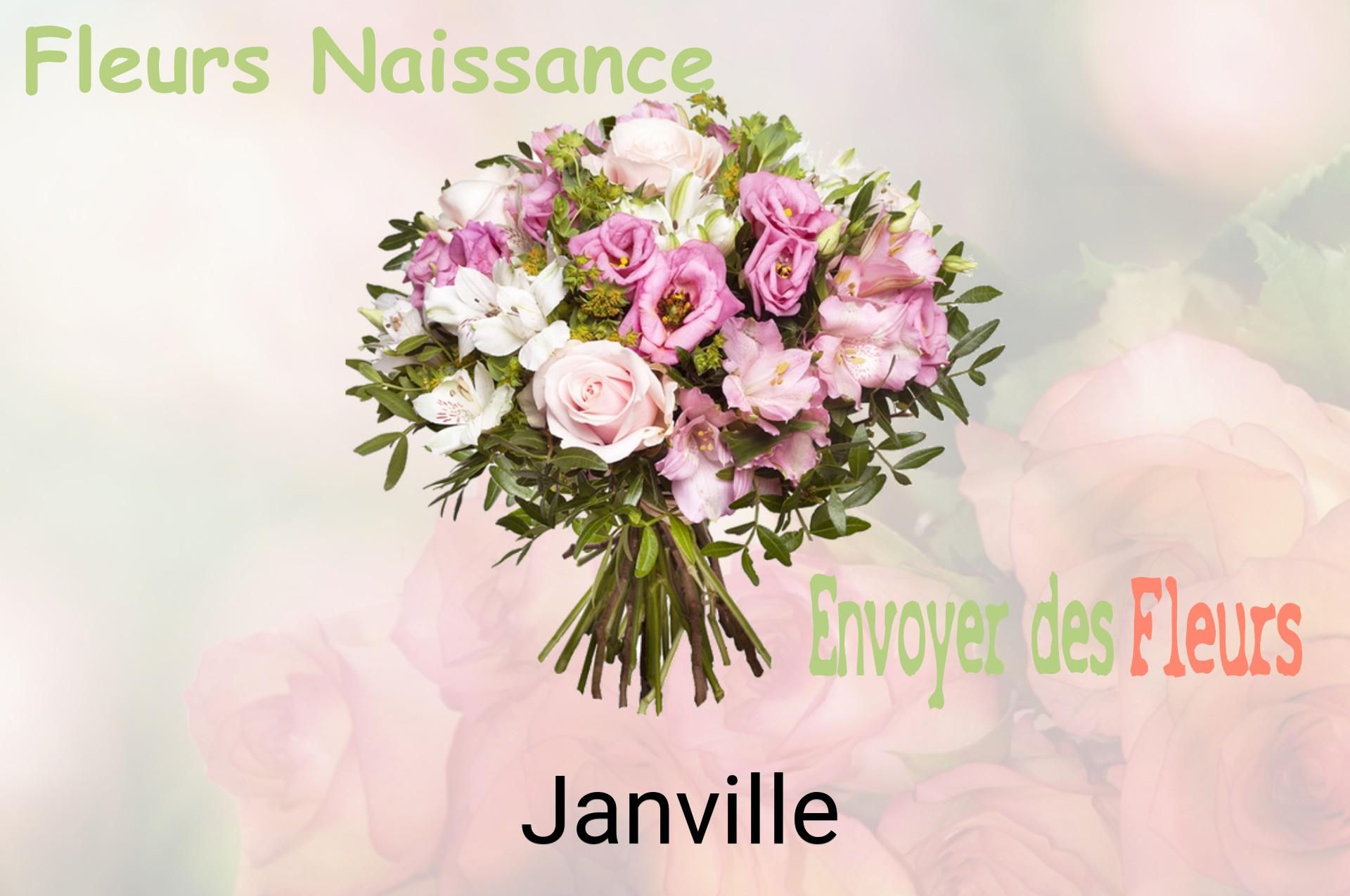 Bouquet de fleurs de naissance livré à Janville